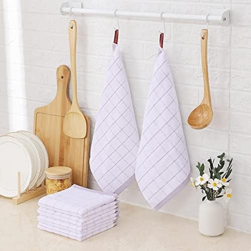 Homaxy 100% Cotton Terry Kitchen Dish Cloths, 6 Pack - Image 6