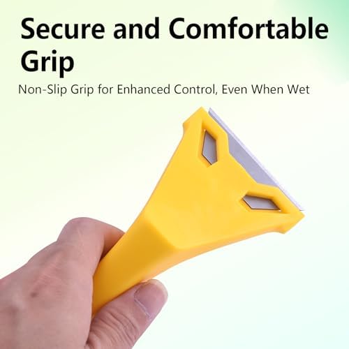 Glass Scraper Heavy Duty Window Paint Scraper Plastic Razor Blade Scrapers - Image 5