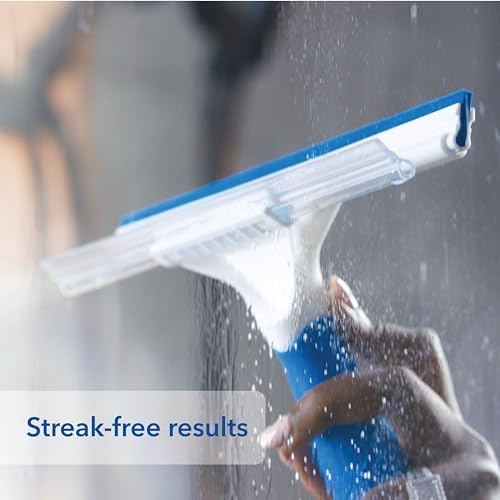 Unger Professional Connect and Clean 10” Glass and Tile Shower Squeegee - Image 3