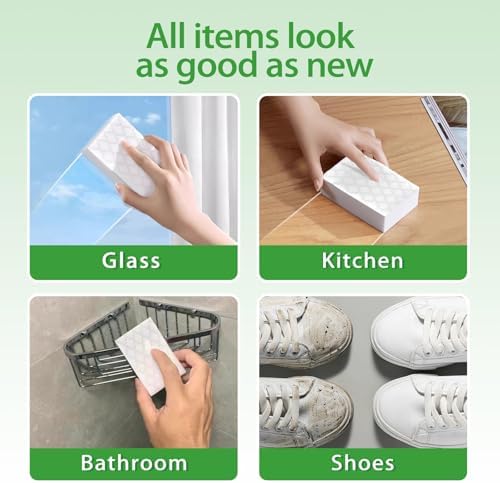 Magic Sponge Eraser 2X Density Melamine Foam Cleaning Water-Activated - Image 6