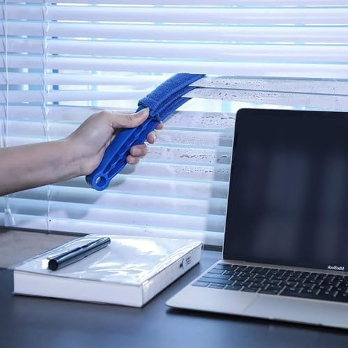 Window Shutter Cleaner Duster Brush, Microfiber Window Blind Cleaning Tool - Image 3