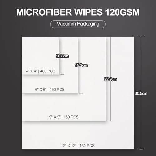 AAwipes Cleanroom Wipers 4"x4" Double Knit 100% Lint Free Cloths - Image 6