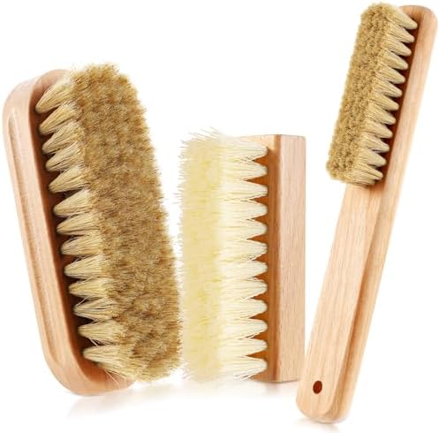3 Pcs Wood Laundry Stain Brush Stain Remover Brushes by ZJoey