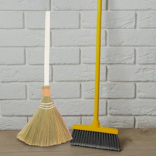 TOYANDONA 2pcs Handwoven Grass Broom Set - Image 6