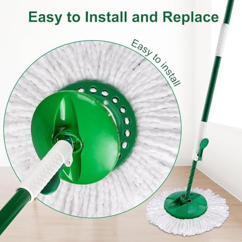Mop Head Replacement for Libman Tornado Spin Mop System, Resuable Microfiber - Image 7