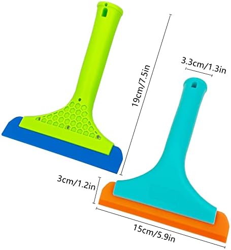 Super Flexible Silicone Squeegee, Auto Water Blade, Water Wiper, Shower Squeegee - Image 3