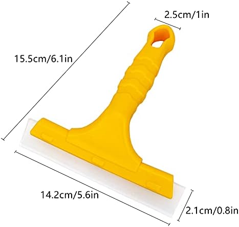CCyanzi Silicone Blade Small Squeegee, Shower Glass Squeegee, Window Tint - Image 2
