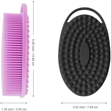 Soft Silicone Body Shower， Exfoliating Silicone Body Scrubber, Silicone Loofah - Image 4