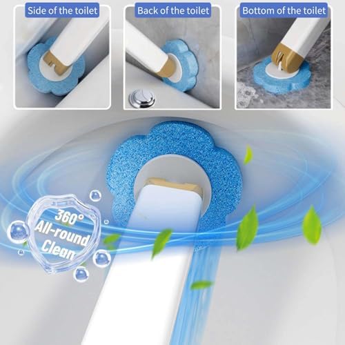 Disposable Toilet Brush with 36 Refills, Toilet Bowl Cleaner, Toilet Cleaning - Image 5