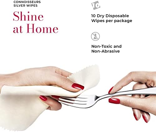 Connoisseurs - Silver Cleaner Wipes - 10 Pack - Image 3