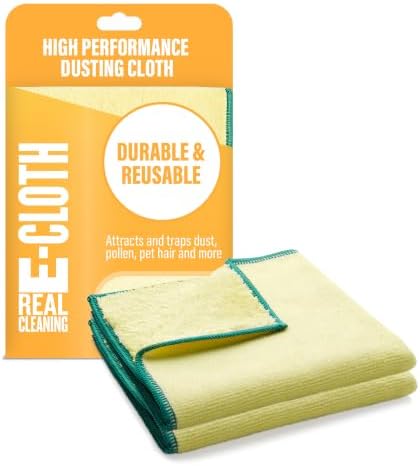 E-Cloth High Performance Dusting Cloth, Reusable & Dual-Sided by E-Cloth