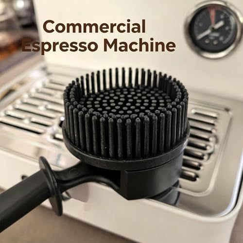58mm Espresso Machine Group Replaceable Brush Head, Silicone Cleaning Brush - Image 7