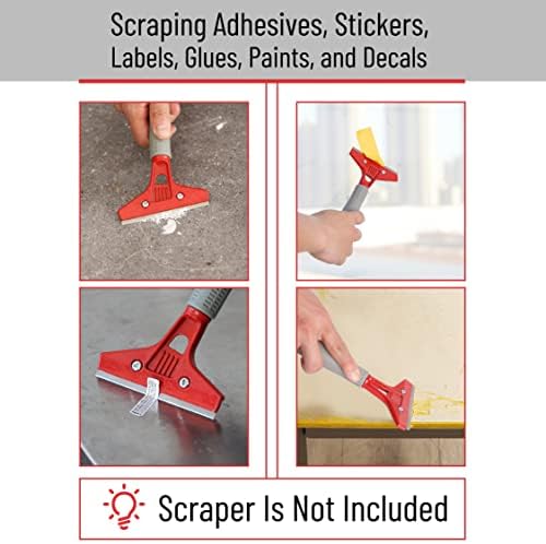 Bates- Replacement Scraper Blades, 4 Inch, Scraper Blades, Floor Scrapper Blade - Image 3