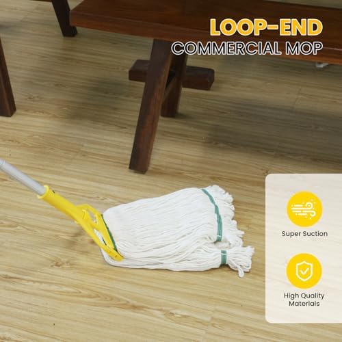 Commercial Looped-End String Wet Mop - Image 6