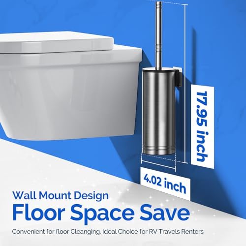 HAMITOR Toilet Brush and Holder Set - Image 6