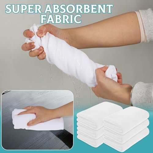 6 Pcs Extra Large Microfiber Cleaning Cloth Reusable Microfiber Towels Thick - Image 6