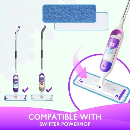 Reusable Power Mop Refill Pads for Swiffer Power Mop Starter Kit - Image 2