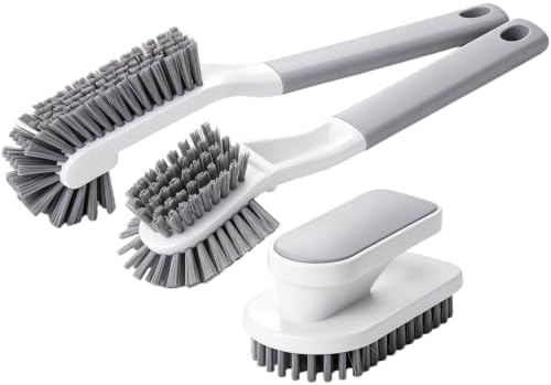 3‑Pack Scrub Brushes, Medium Stiff by Unknown