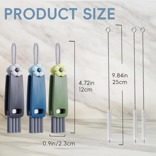 6 Pack Cup Lid Cleaning Brush Set - Image 2