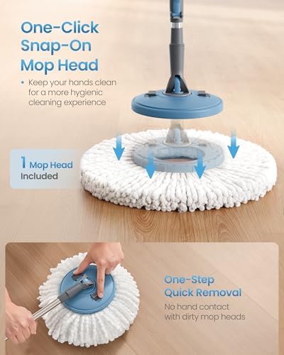 SONGMICS Spin Mop and Bucket Set - Image 4
