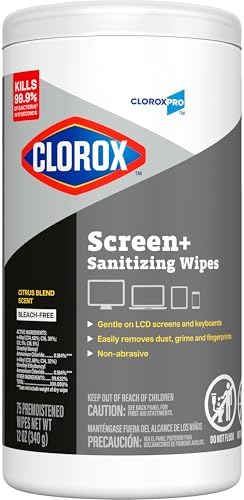 CloroxPro Clorox Screen+ Sanitizing Wipes, Disinfecting Wipes by CloroxProfessional