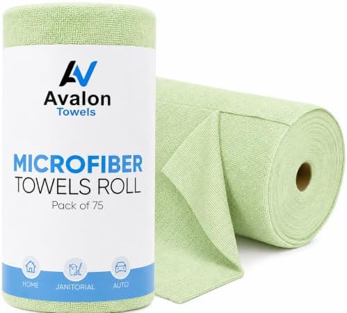 Avalon Towels Microfiber Cleaning Cloth Roll by AvalonTowels