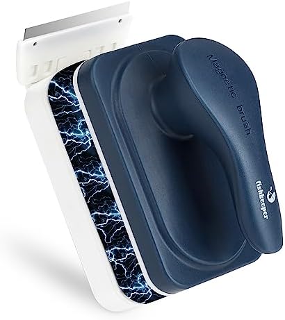 fishkeeper Aquarium Magnetic Glass Cleaner, Fish Tank Algae Cleaning Tool by fishkeeper