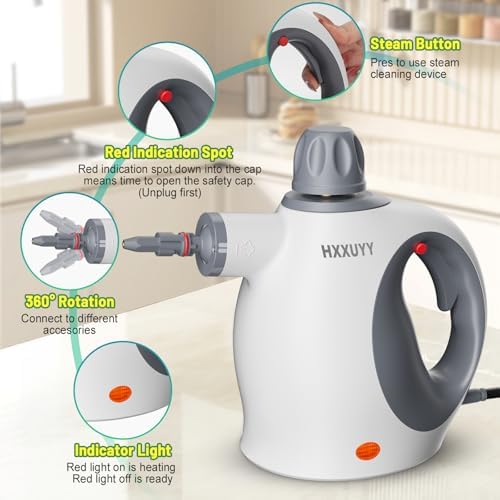 Multi-Surface Handheld Pressurized Steam Cleaner - Image 6