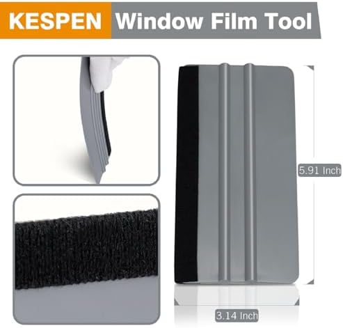 KESPEN Window Felt Squeegee, Vinyl Scraper - Image 2