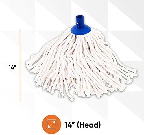 Superio Cotton String Mop Replacement Head, Refill - Image 2