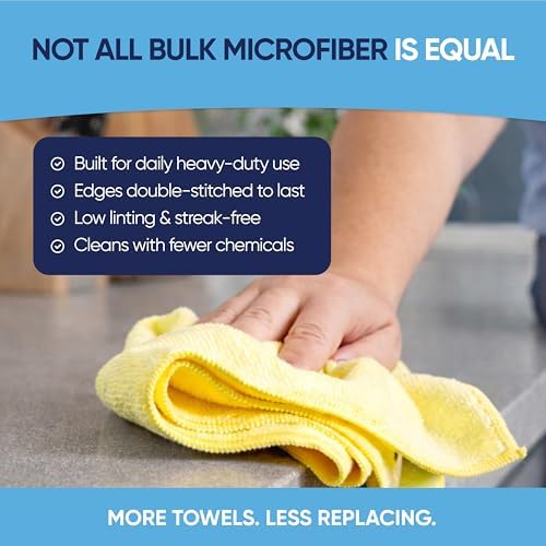 Microfiber Wholesale 12" x 12" Cleaning Cloths - Image 6