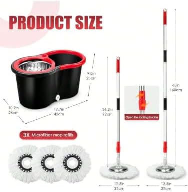 360° Spin Mop and Bucket Set - Image 2