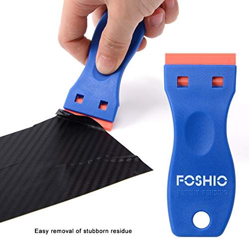 FOSHIO 20PCS Blue Plastic Razor Blade Scraper Tool - Image 6