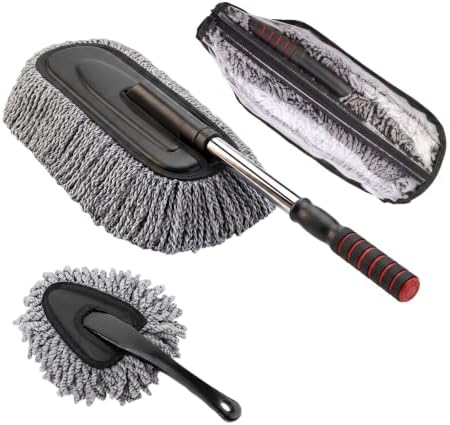 Microfiber Car Duster Cleaning and Car Dash Brush Supplies by Crazy+Secret+Deal