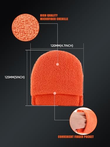 Microfiber applicator pad, Microfiber Sponge, SPTA 10Pcs Ultra-Soft Microfiber - Image 2