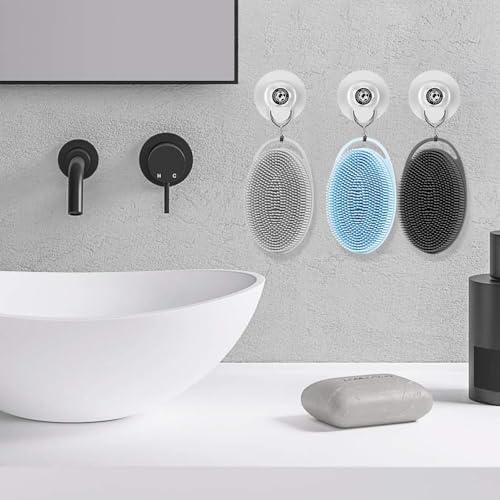 Soft Silicone Body Scrubber 3 PCS Silicone Body Shower, Silicone Loofah 2 in 1 - Image 5