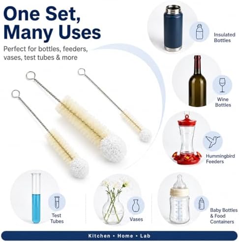Multi-Use Bendable Bottle Brush Set - Image 2