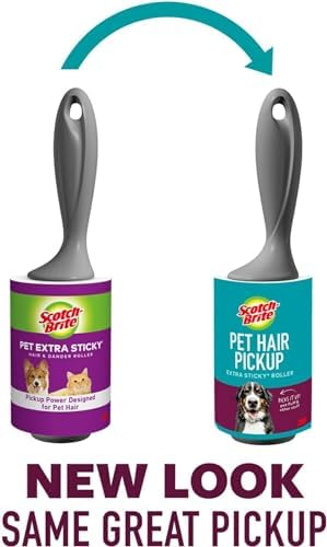 Scotch-Brite Pet Extra Sticky Hair Roller Refill, 3 Rolls, 48 Sheets - Image 2