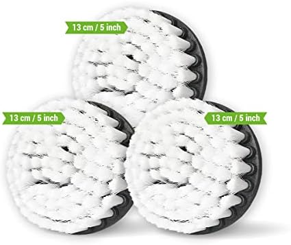 Premium Drill Brush Professional – Extra-Soft 5 in White Set of 3 | - Image 5