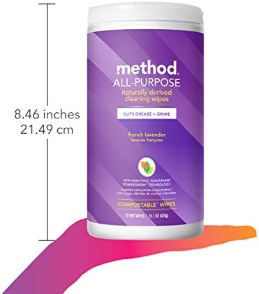 method All-Purpose Cleaning Wipes, French Lavender, 6 Pack - Image 7