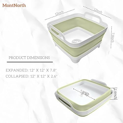 Collapsible Wash Basin 9L, Foldable Dish Tub - Image 2