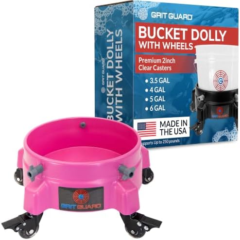 GRIT GUARD Bucket Dolly with Wheels by GritGuardInc