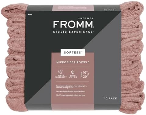 Fromm Softees Microfiber Salon Hair Towels by Fromm