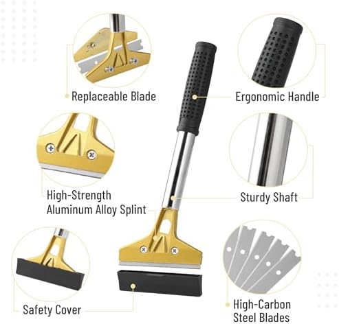 Bates- Razor Blade Scraper Tool, 4 Inch, Floor Razor Scraper Tool - Image 3