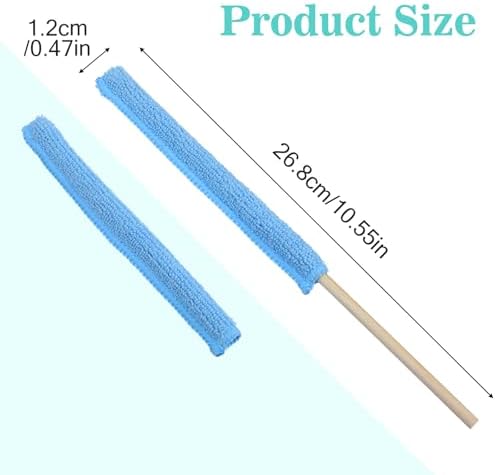 14 Pcs Air Vent Cleaner, Microfiber Detail Mini Duster Sticks, Disposable - Image 2