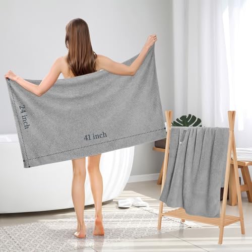 2 Pack Microfiber Hair Towel 41 x 24 inch Soft, Fast Dry - Image 5