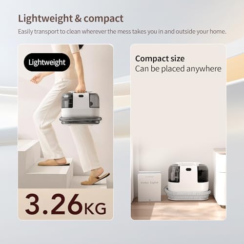 PUREBEAR 18Kpa Portable HandHeld Carpet Cleaner Machine - Image 6