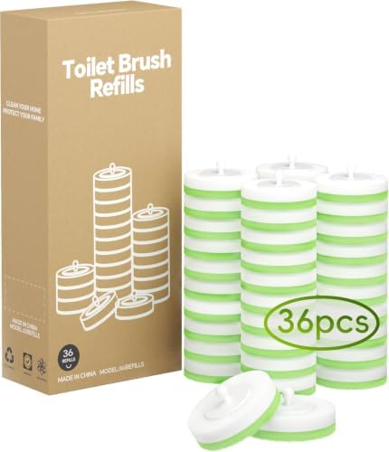 Wall Mounted Disposable Toilet Brush System by Leguo