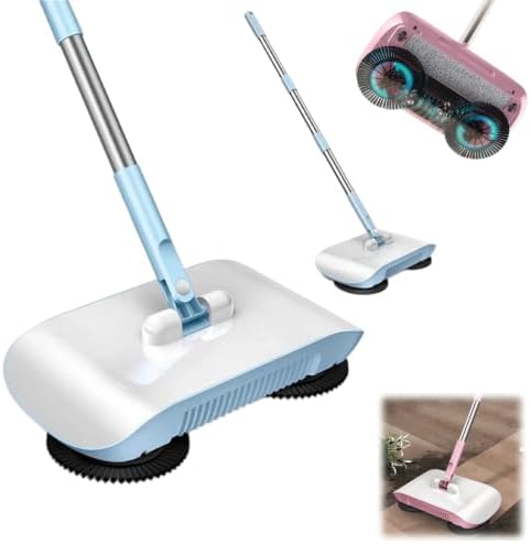 ROTORS Smart Robot Vacuum Mop & Broom, 3-in-1 Manual Push Sweeper by ROTORS