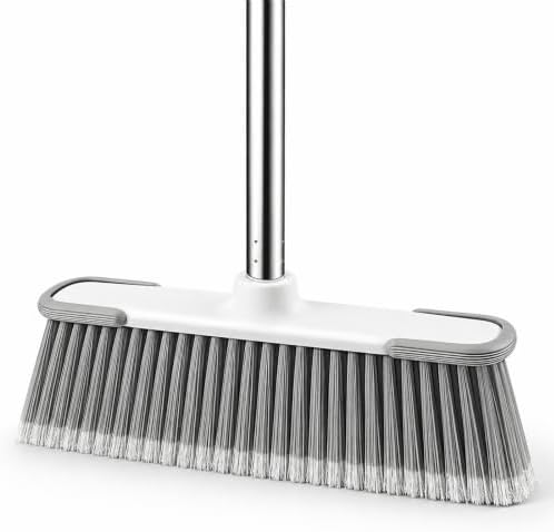 SetSail Indoor Soft Bristle Broom，52'' Long Handle House Broom by SetSail